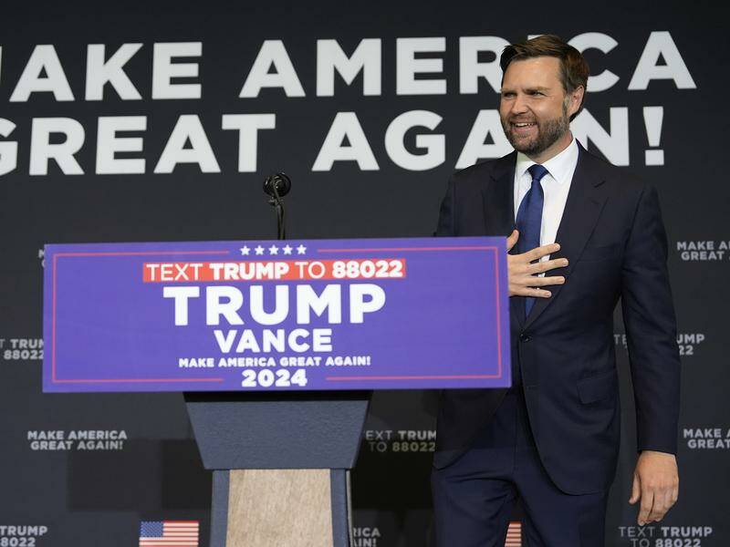 Republican vice presidential candidate JD Vance will address the party's convention. Photo: AP PHOTO