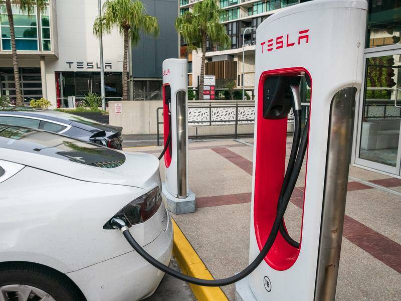 Second-hand Teslas remain a favourite for electric car buyers. Photo: Jennifer Dudley-Nicholson/AAP PHOTOS