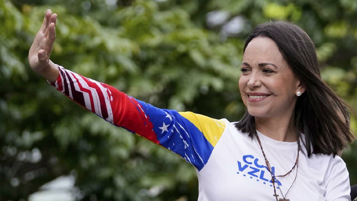 Opposition leader Maria Corina Machado expects that Maduro will not leave office without a fight. (AP PHOTO)