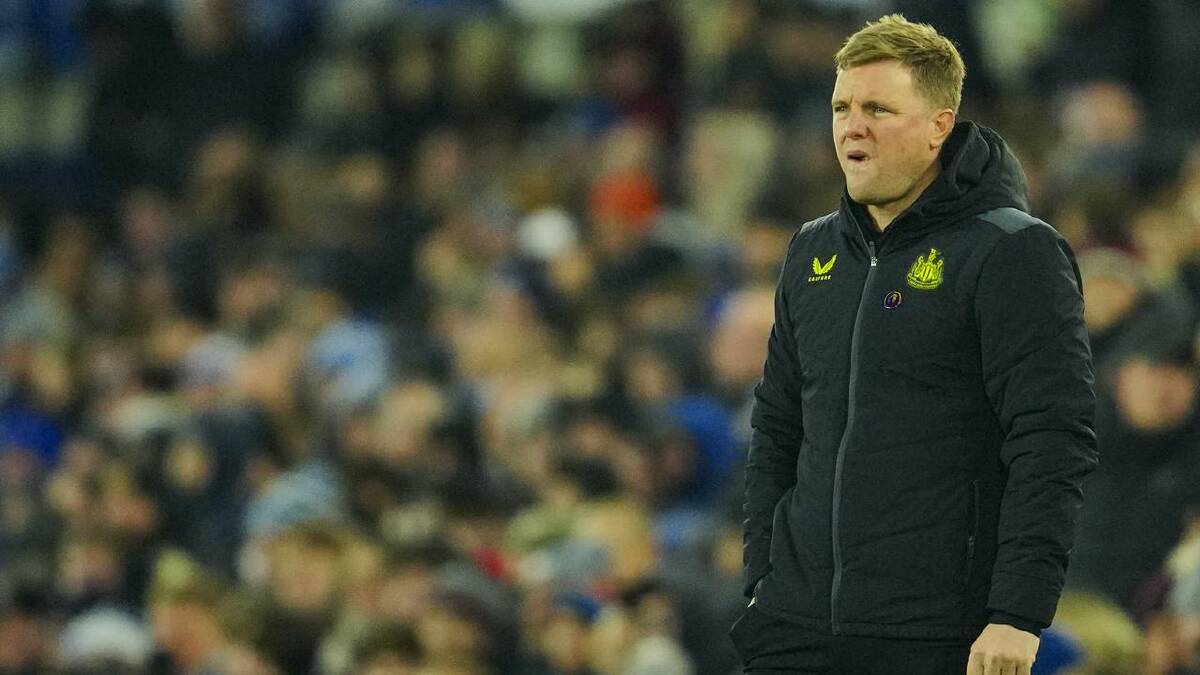 Newcastle coach Eddie Howe is reportedly England's No.1 target. (AP PHOTO)