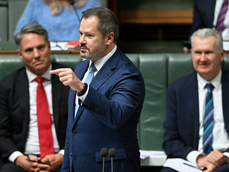 Science Minister Ed Husic has urged companies to ramp up research and development. Photo: Lukas Coch/AAP PHOTOS