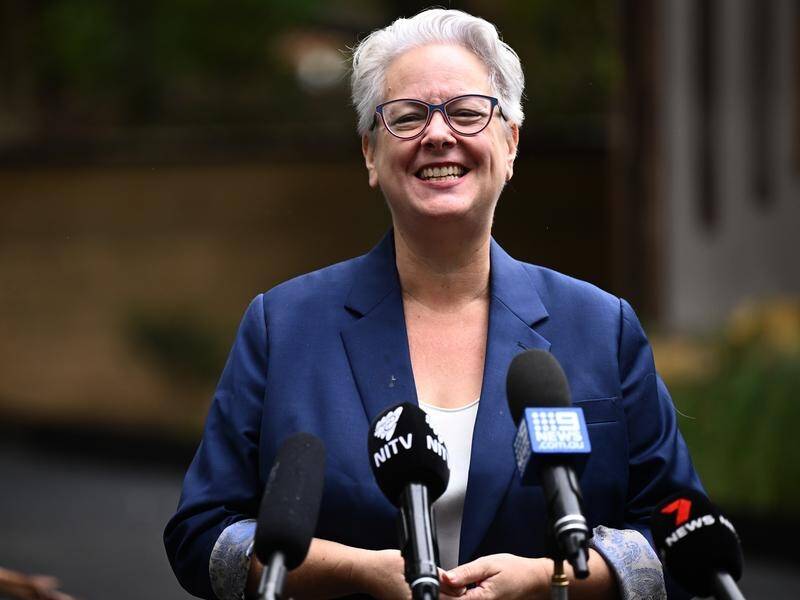 Energy Minister Penny Sharpe says the likely cost to transform the NSW energy system has grown. (Dan Himbrechts/AAP PHOTOS)