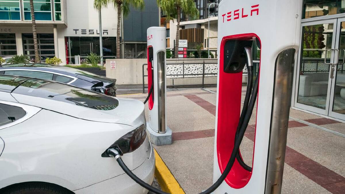 Tesla's insurance deal could help make EV policies more accessible for potential buyers. (Jennifer Dudley-Nicholson/AAP PHOTOS)