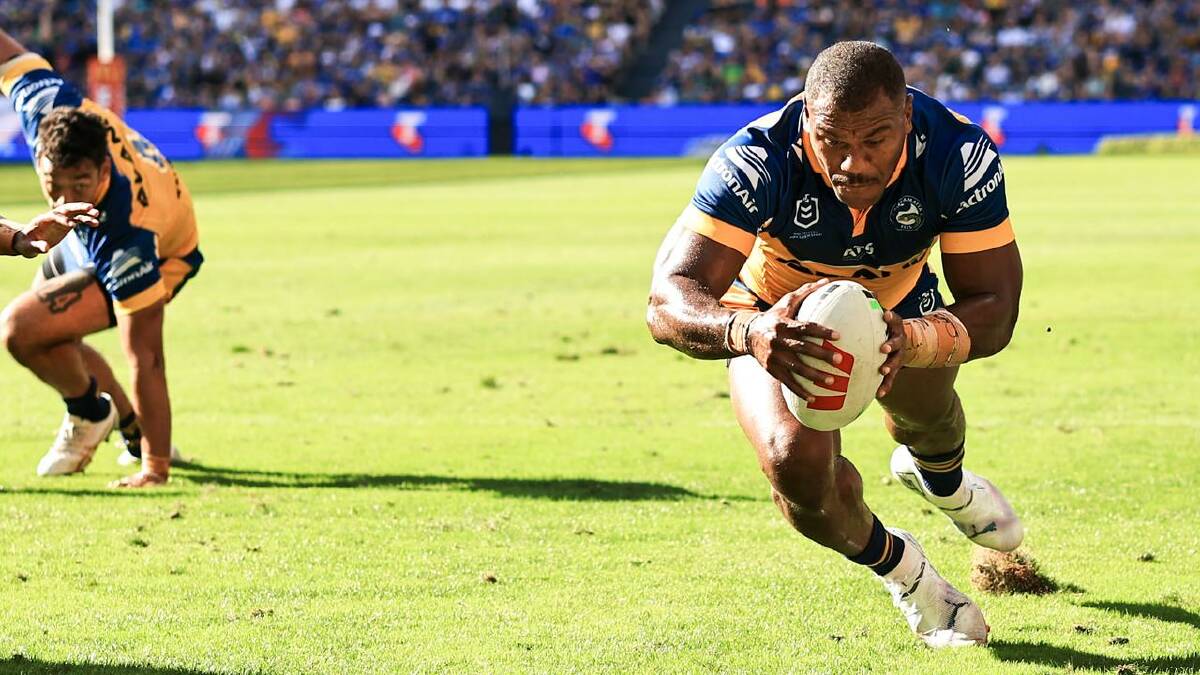 Maika Sivo is among players linked with a move away from Parramatta. (Mark Evans/AAP PHOTOS)