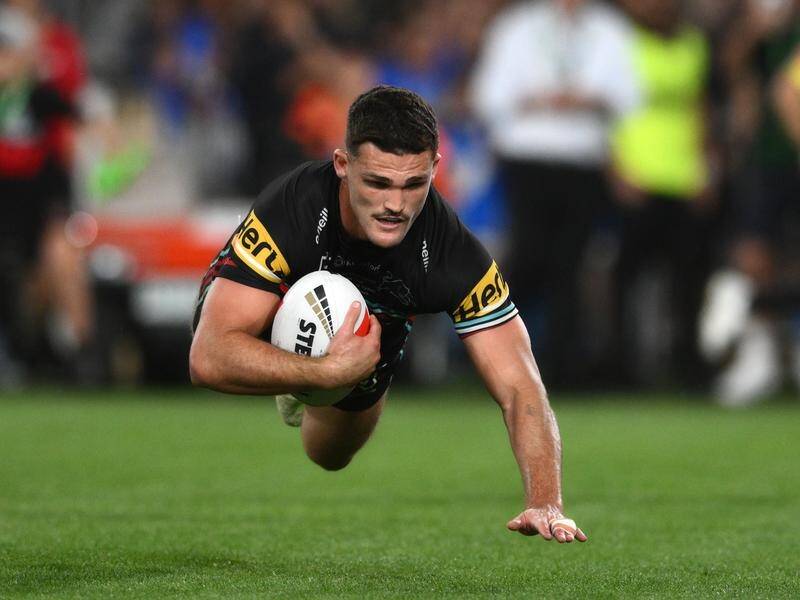After being the NRL grand final winner, Nathan Cleary is out to become a club world champion. (James Gourley/AAP PHOTOS)
