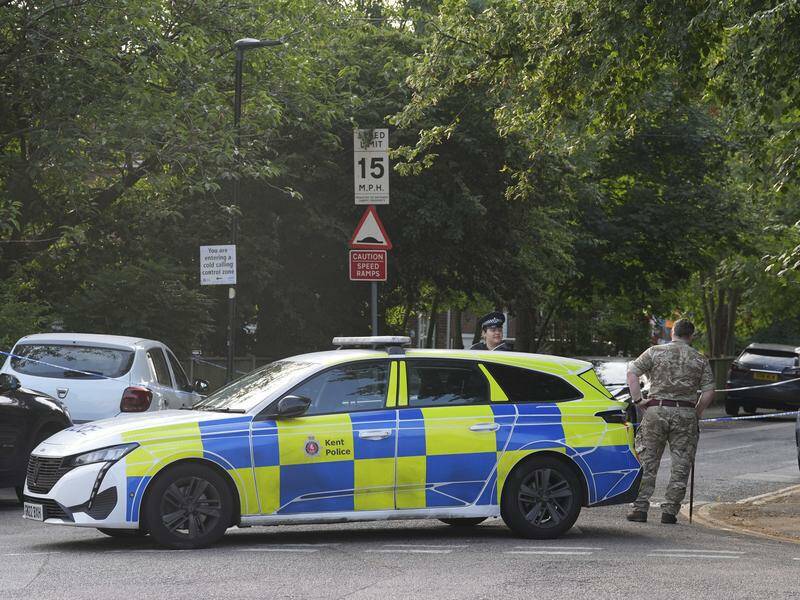 The stabbing attack happened near the Royal School of Military Engineering in Gillingham. Photo: AP PHOTO