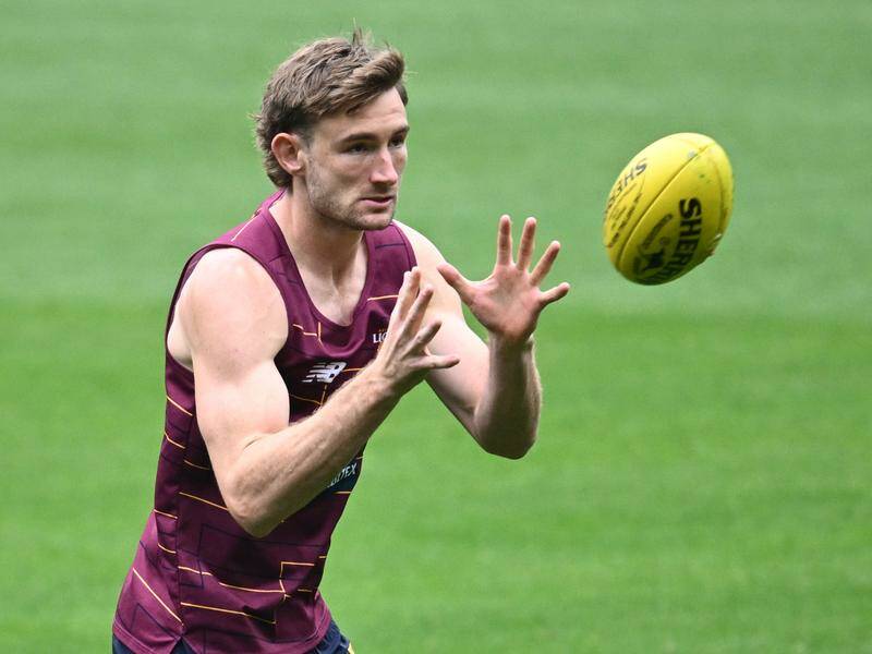 Brisbane have been fined $40,000 over their handling of concussion steps concerning Harris Andrews. Photo: Joel Carrett/AAP PHOTOS