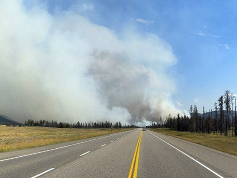 Residents of Jasper in Alberta, western Canada, have been forced to flee a raging wildfire. Photo: AP PHOTO