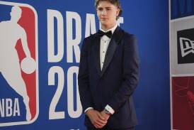 Rising Australian basketball star Johnny Furphy was selected at pick No.35 in the NBA draft. (AP PHOTO)