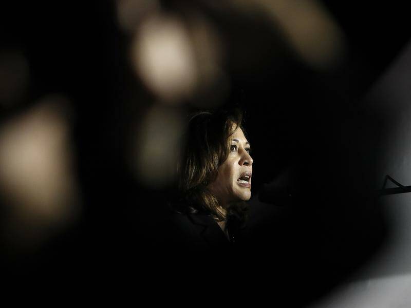 "It is my intention is to earn and win this nomination," US Vice President Kamala Harris says. Photo: AP PHOTO