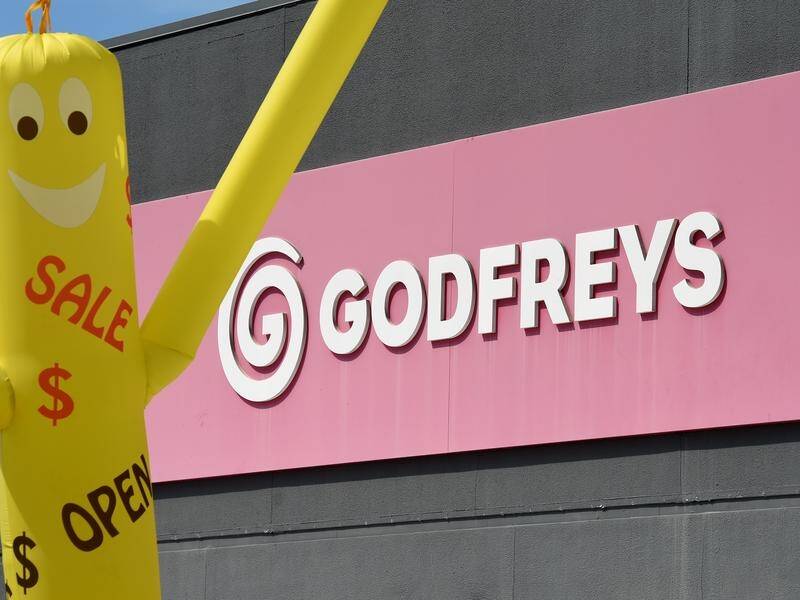 Godfreys store network is expected to be reduced from 169 to 115 as a result of restructuring. (Dan Peled/AAP PHOTOS)