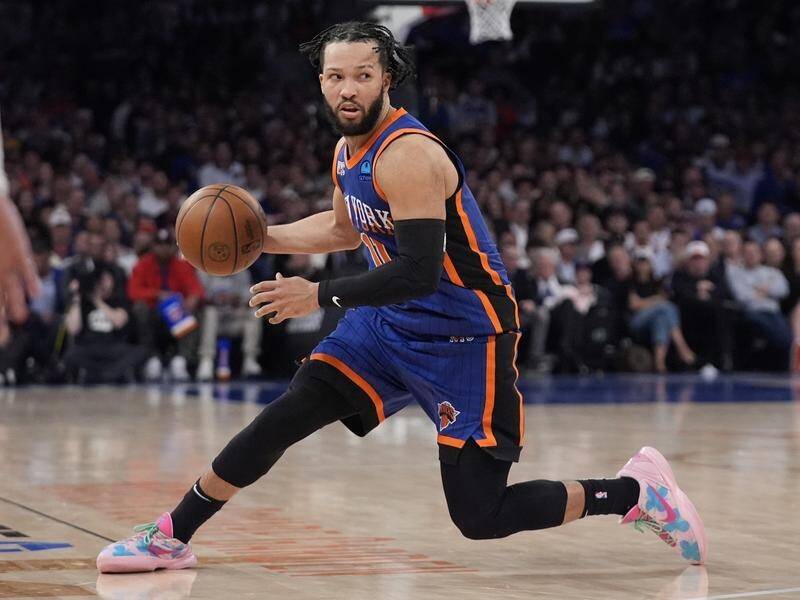The New York Knicks have added another four years to the contract of Jalen Brunson. (AP PHOTO)