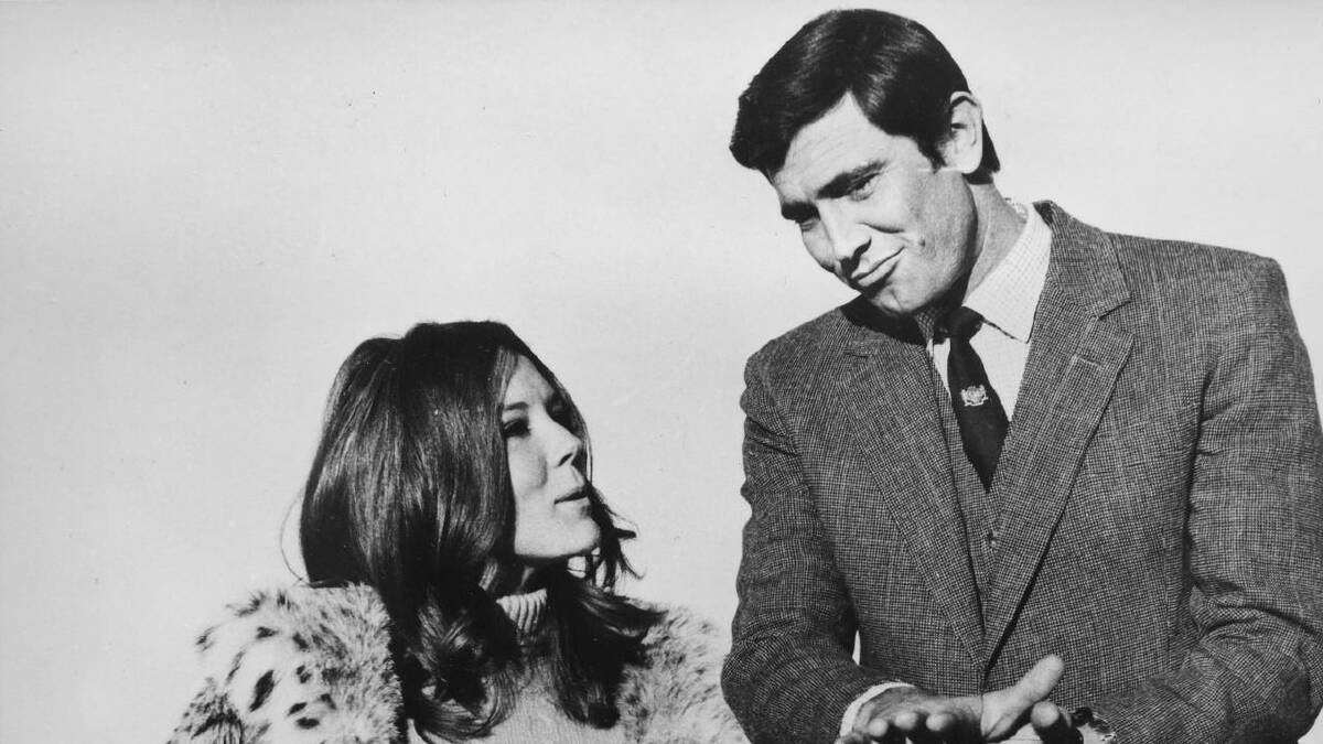 George Lazenby starred with Diana Rigg in On Her Majesty's Secret Service. (AP PHOTO)