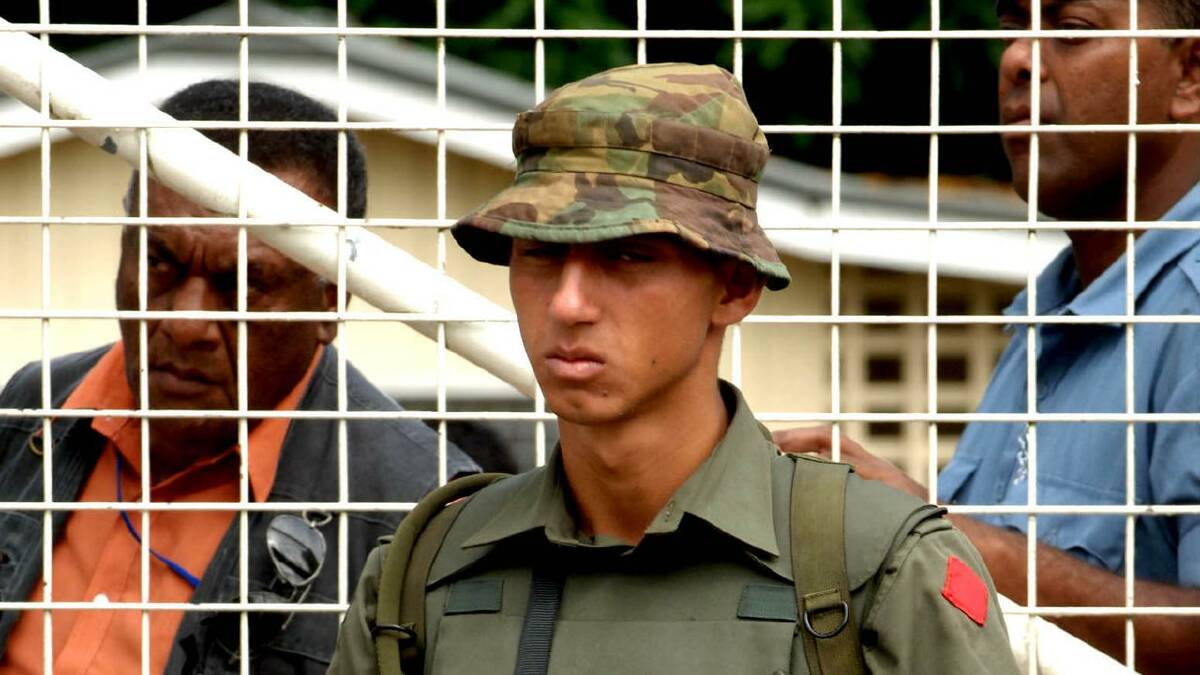 The magistrate said Meli Bainimarama, picture here in 2006, had 12 years of military training. (Mick Tsikas/AAP PHOTOS)