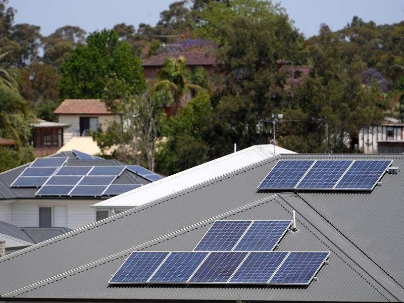 Solar generation records were set in three states for the first three months of 2023. (Dan Himbrechts/AAP PHOTOS)