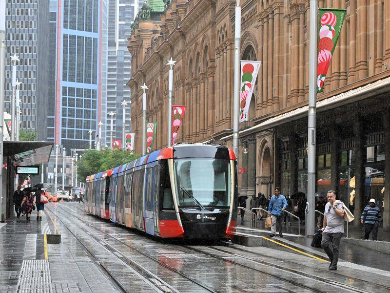 Inner-Sydney trams will stop during peak hours from Monday to Friday. Photo: Mick Tsikas/AAP PHOTOS