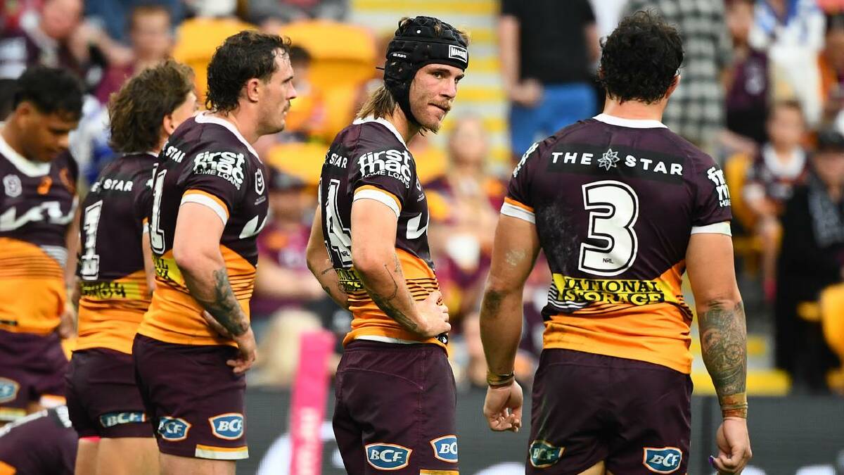 The Broncos were left searching for answers against Canterbury at Suncorp Stadium. (Jono Searle/AAP PHOTOS)