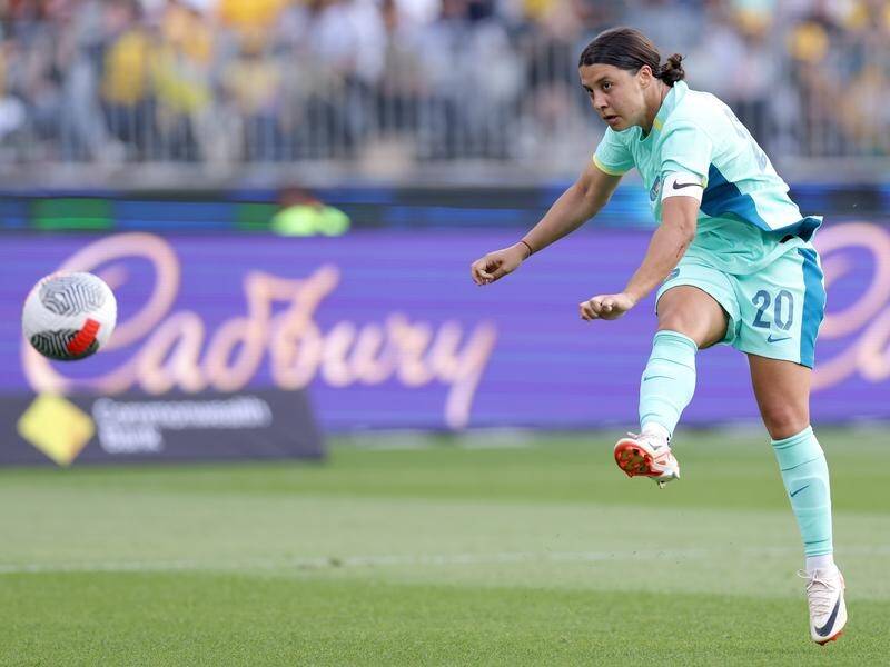 The Matildas must find a way to win without injured captain Sam Kerr when they play Uzbekistan. (Richard Wainwright/AAP PHOTOS)