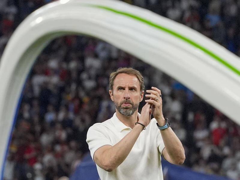Gareth Southgate has ended his term as England boss after eight years in charge of the men's team. (AP PHOTO)
