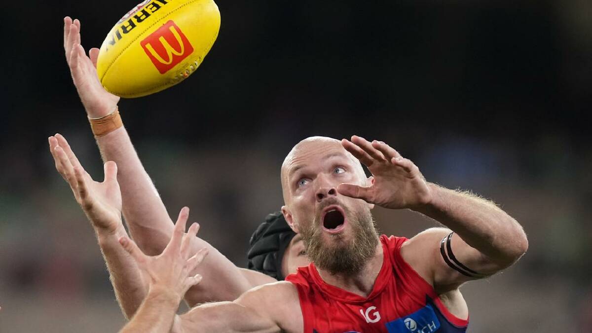 Max Gawn is back to bolster Melbourne. (Daniel Pockett/AAP PHOTOS)
