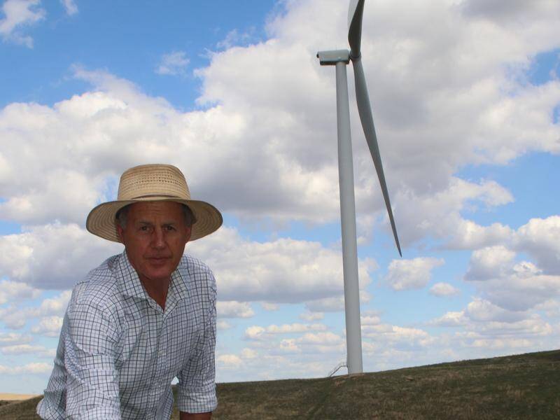 Charlie Prell says 12 wind turbines multiplied the value of his farm when he sold. (HANDOUT/FARMERS FOR CLIMATE ACTION)