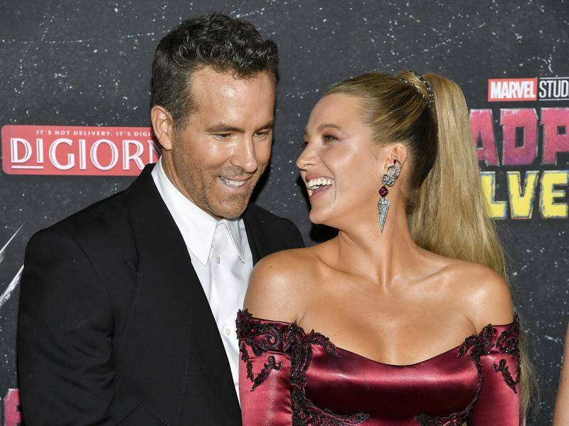 Ryan Reynolds and Blake Lively attended the premiere of Reynolds' movie Deadpool and Wolverine. Photo: AP PHOTO