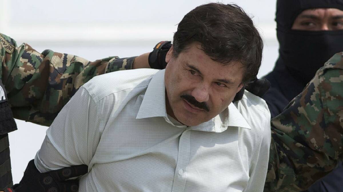 Sinaloa cartel co-founder Joaquin "El Chapo" Guzman is serving a life sentence in a US prison. (AP PHOTO)