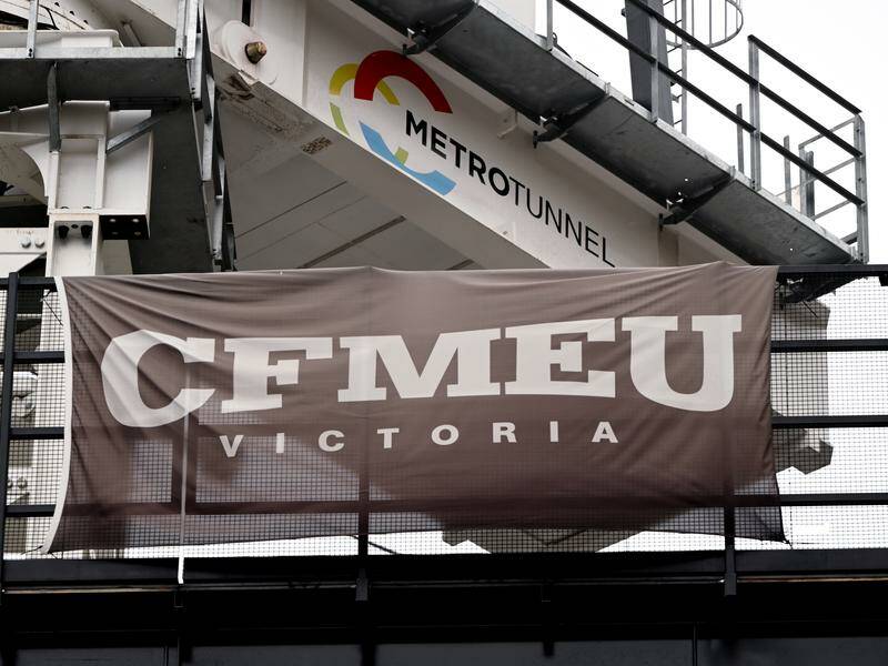 A professor poured cold water on the notion of reinstating an industry watchdog to police the CFMEU. Photo: Joel Carrett/AAP PHOTOS