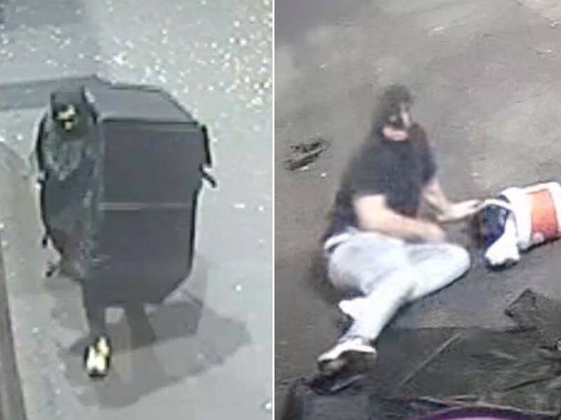 A man wore underpants on his head and a makeshift cape in a botched attempt to rob a pub. (Supplied by Victoria Police/AAP PHOTOS)