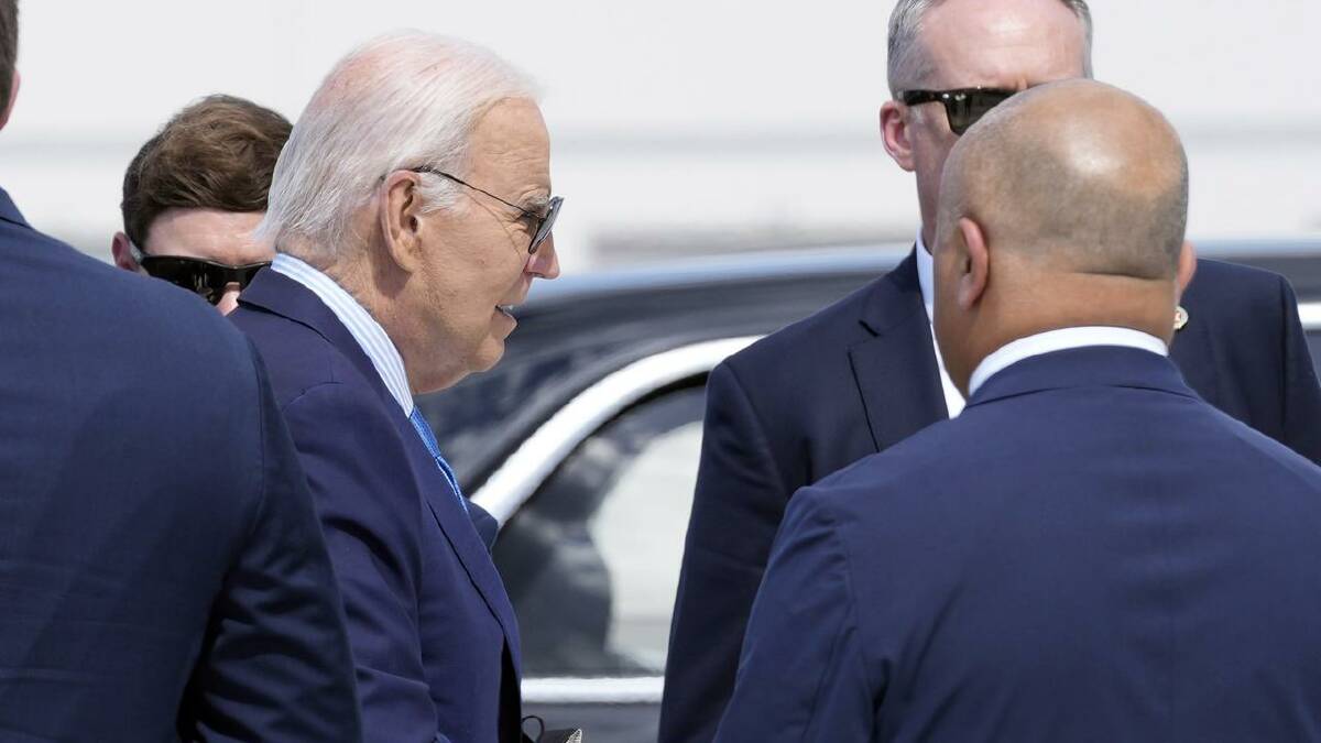 Biden, 81, pulled out of a speaking event and is said to be showing mild symptoms of COVID-19. (AP PHOTO)