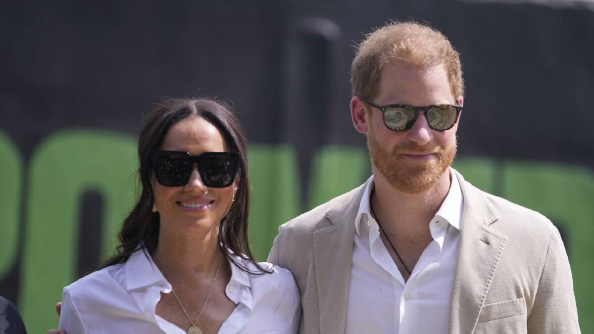 Prince Harry and his wife Meghan moved to the US citing the racist treatment of her in the press. (AP PHOTO)