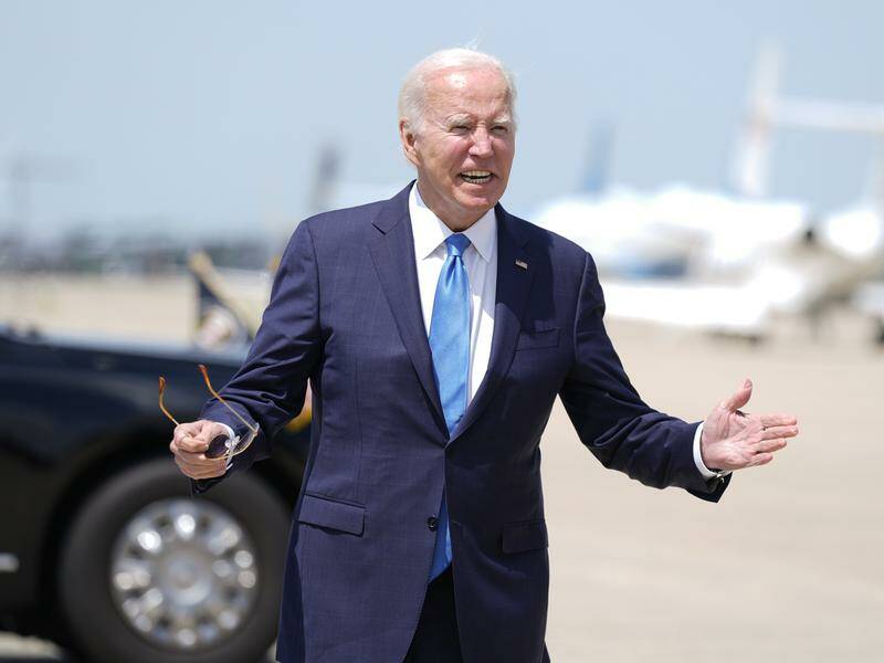 US President Joe Biden returned to the White House after isolating in Delaware with COVID-19. Photo: AP PHOTO