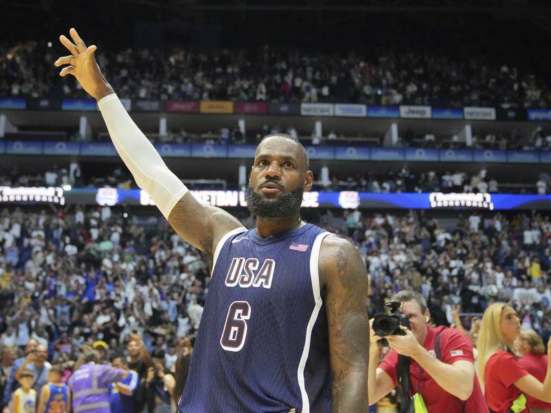 LeBron James will bring added star power to the Paris Olympics opening ceremony. Photo: AP PHOTO