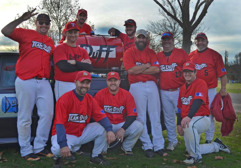 The Duff team and the Duff Mobile succesfully returned to the June Baseball carnival this year. Photo: Chris Bath 110616CBA04