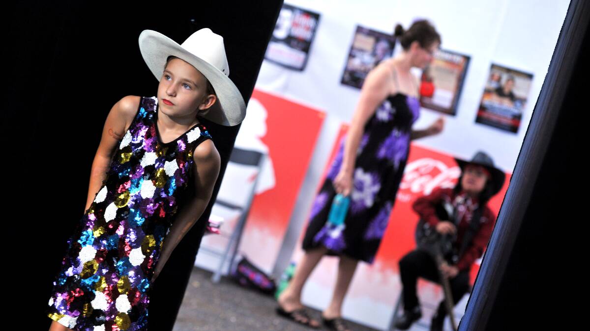 Felicity Kircher, a finalist in the Battle of the Young Stars competition at the Tamworth Country Music Festival. 250113BSC20