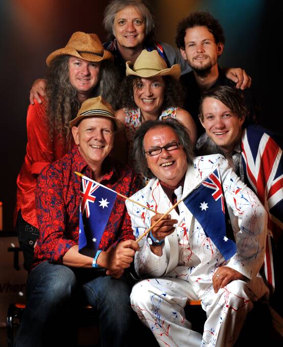 The Bush Wackers at the Tamworth Country Music Festival. Photo:Barry Smith 230112BSD04