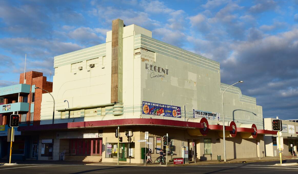 SIGN OF THE TIMES: The old Regent Cinema on the corner of Kable Ave and Brisbane St is set to undergo a long-awaited makeover, including being fitted with a digital advertising sign, after falling into disrepair. Photo: Gareth Gardner 030715GGE02
